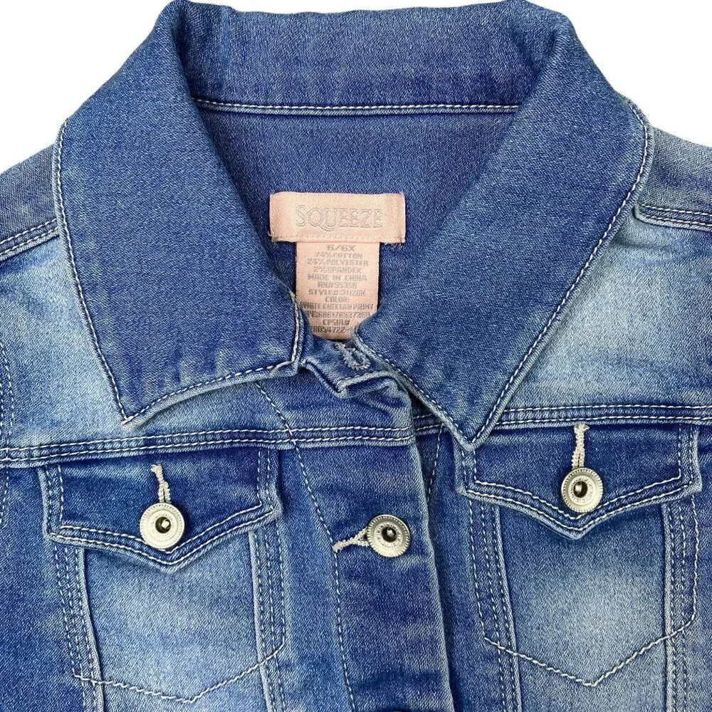 Squeeze Size 6X Jean Jacket